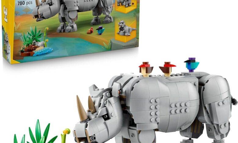 LEGO Creator 3'ü 1 Arada Muhteşem Gergedan ile Kuşlar 31171