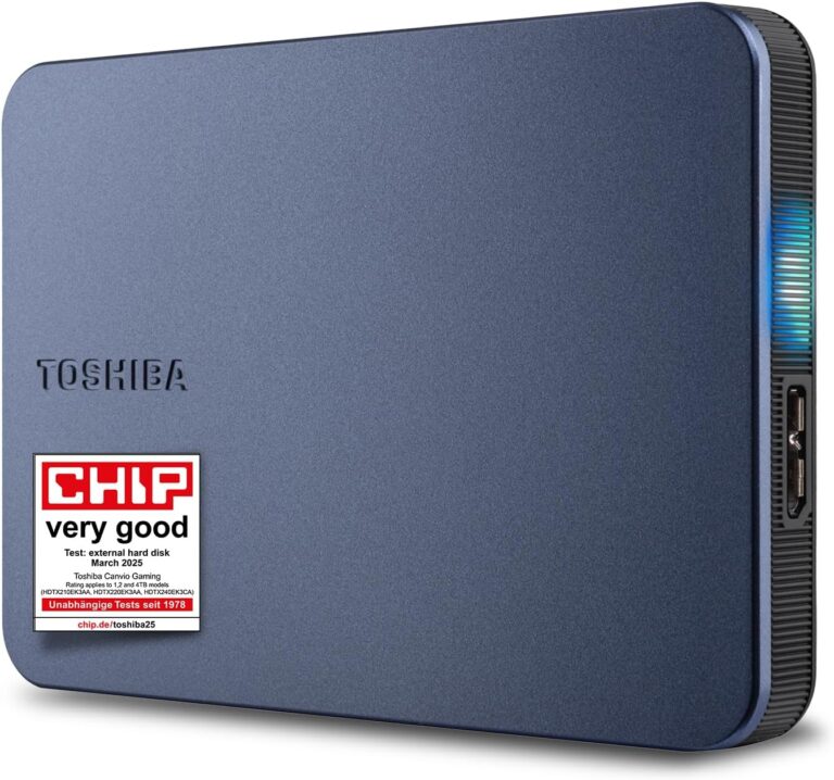 Toshiba Canvio Gaming 1TB taşınabilir harici sabit disk, USB 3.2, Play Station ve Xbox için, siyah (HDTX210EK3AA)