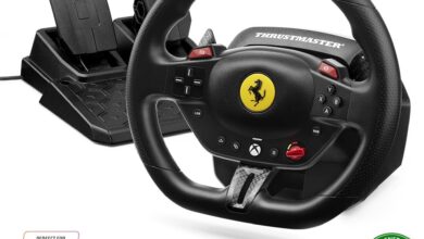 Thrustmaster T98-X Ferrari 296 GTS Yarış Direksiyonu – Xbox Series X|S, Xbox One ve PC Uyumlu – Resmi Ferrari Lisanslı, 1:1 Ölçekli Replika, Doğrusal Direnç ve Manyetik Pedalla