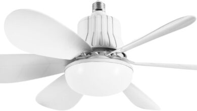 Tavan Vantilatörü Led Işık 3 Renk Işık Sıcaklığı Ayarlanabilir 3 Kademe Hız Modu Sessiz 52 Cm Çap 6 Kanat Uzaktan Kumandalı Vantilatör (Beyaz)