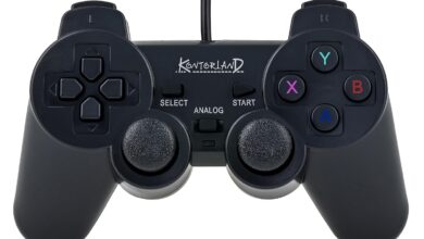 Kontorland Kablolu PC Gamepad – D-Input & X-Input Destekli Çift Titreşimli USB Oyun Kolu (Siyah)