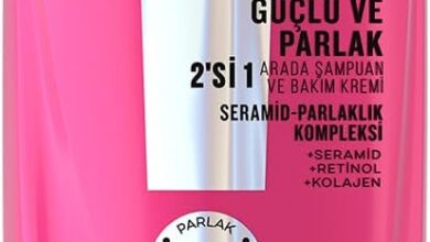Elidor Şampuan ve Saç Bakım Kremi Güçlü ve Parlak 400 ml