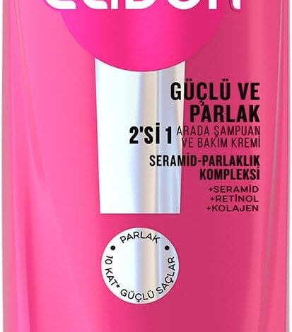 Elidor Şampuan ve Saç Bakım Kremi Güçlü ve Parlak 400 ml