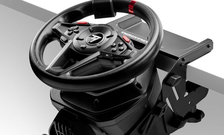 Thrustmaster T128 SimTask Pack, T128 Yarış Direksiyonu, Simülasyon Oyunları için Steering Kit Montaj Sistemi