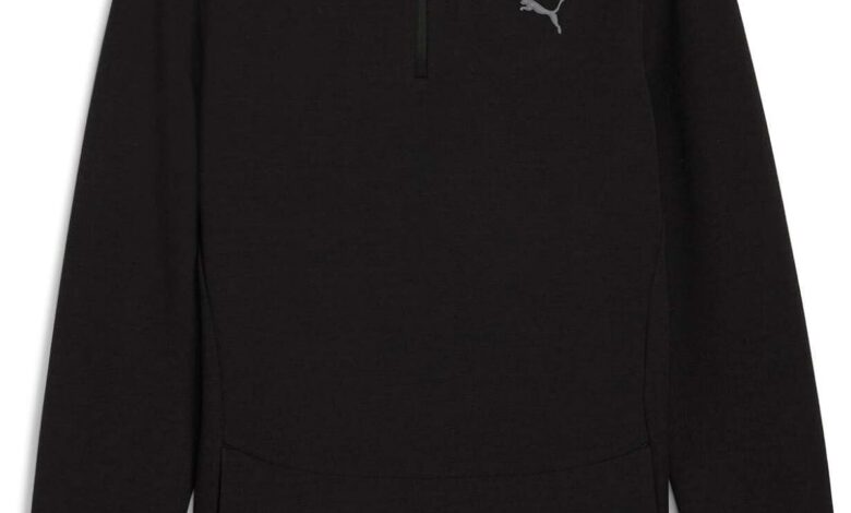 PUMA M Cloudspun 1/4 Zip Tees Erkek