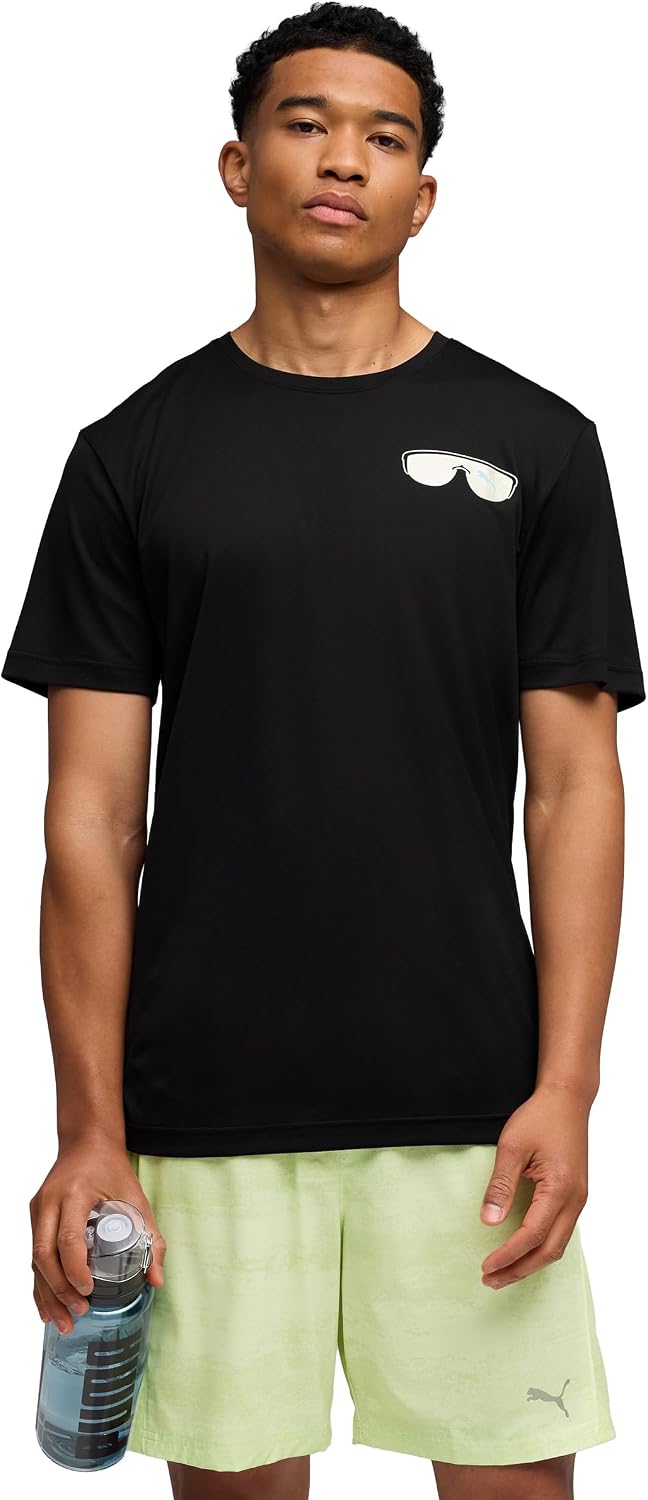 PUMA M Run Nitro Graphic Tee T-shirt Üniseks Yetişkin