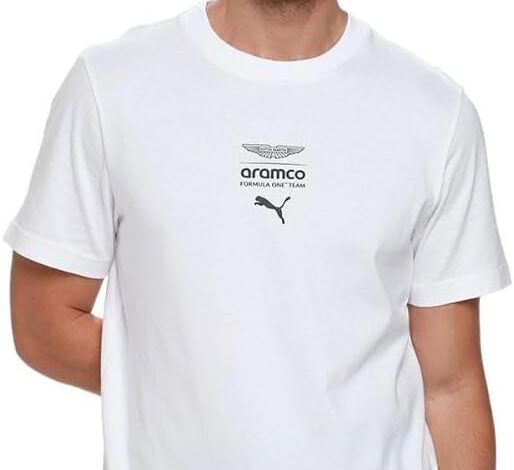 PUMA AMF1 Essential Logo Tee 1 T-shirt Üniseks Yetişkin