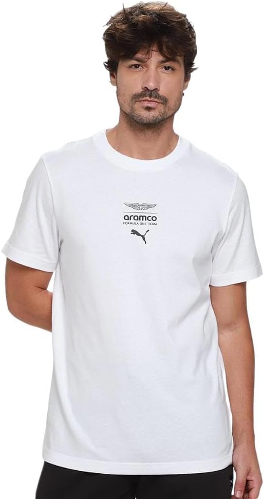 PUMA AMF1 Essential Logo Tee 1 T-shirt Üniseks Yetişkin