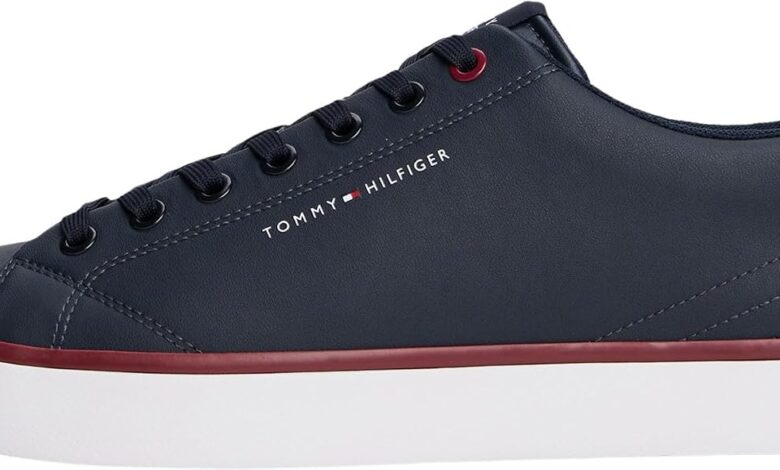 Tommy Hilfiger TH HI VULC CORE LOW LEATHER Spor AyakkabıErkek