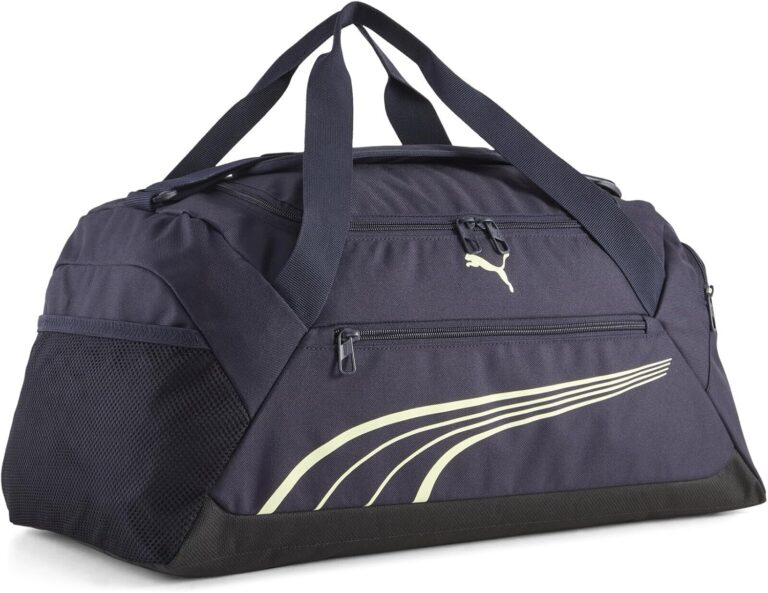 PUMA PUMA FUNDAMENTAL Small Sport Unisex Yetişkin Spor Çantası New Navy-Apple Spritz Tek Beden