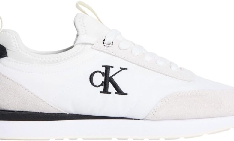 Calvin Klein RETRO RUNNER SOCK LACEUP MIX Spor AyakkabıKadın