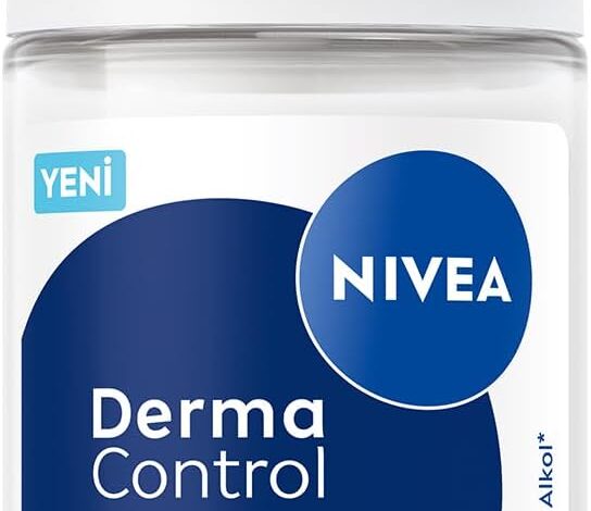 NIVEA Kadın Roll on Deodorant Derma Control Defend 50 ml,Tahrişe Karşı Koruma, 72 Saat Anti Perspirant Koruma,Alkolsüz Formül,Hyaluronik Asit, Provitamin B5