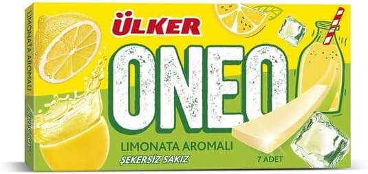 ÜLKER Oneo Slims Limonata Aromalı Sakız, 14 Gr