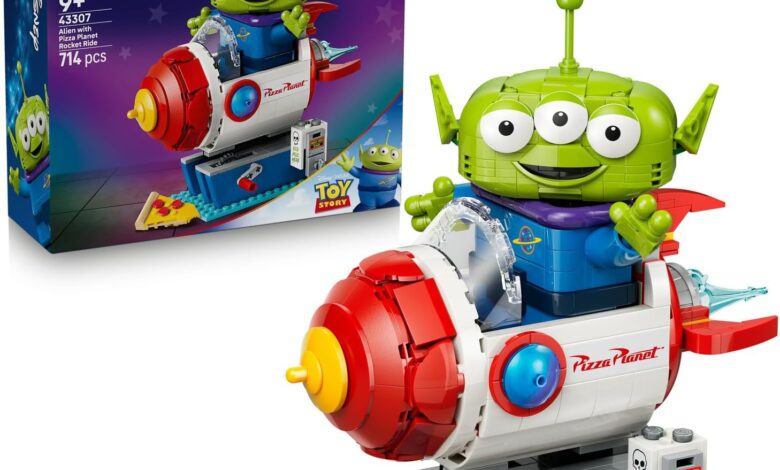 LEGO Disney ve Pixar Oyuncak Hikayesi Pizza Gezegeni Roketli Uzaylı 43307