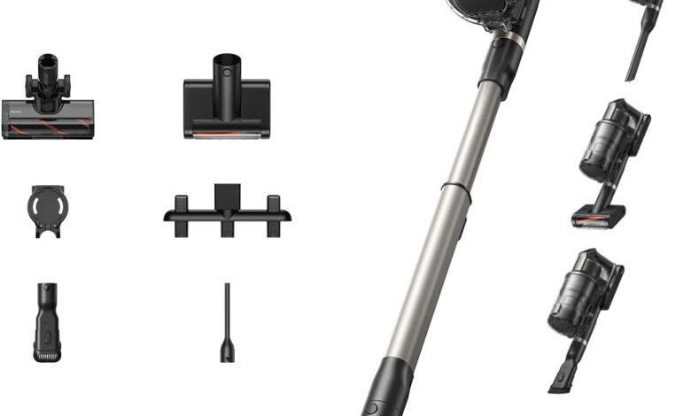 MOVA G70 Complete Kablosuz Dikey Süpürge, 225 AW Yüksek Emiş Gücü, Akıllı Otomatik Güç Ayarı, Anti-Tangle Dolaşma Karşıtı Fırça, Çok Amaçlı Ev ve Evcil Hayvan Süpürgesi, 3 Yıl Garanti