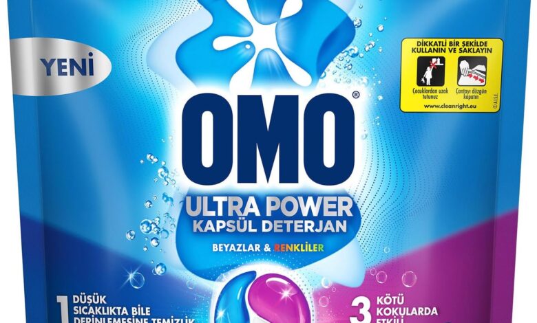 OMO Ultra Power Kapsül Çamaşır Deterjanı 18 Yıkama