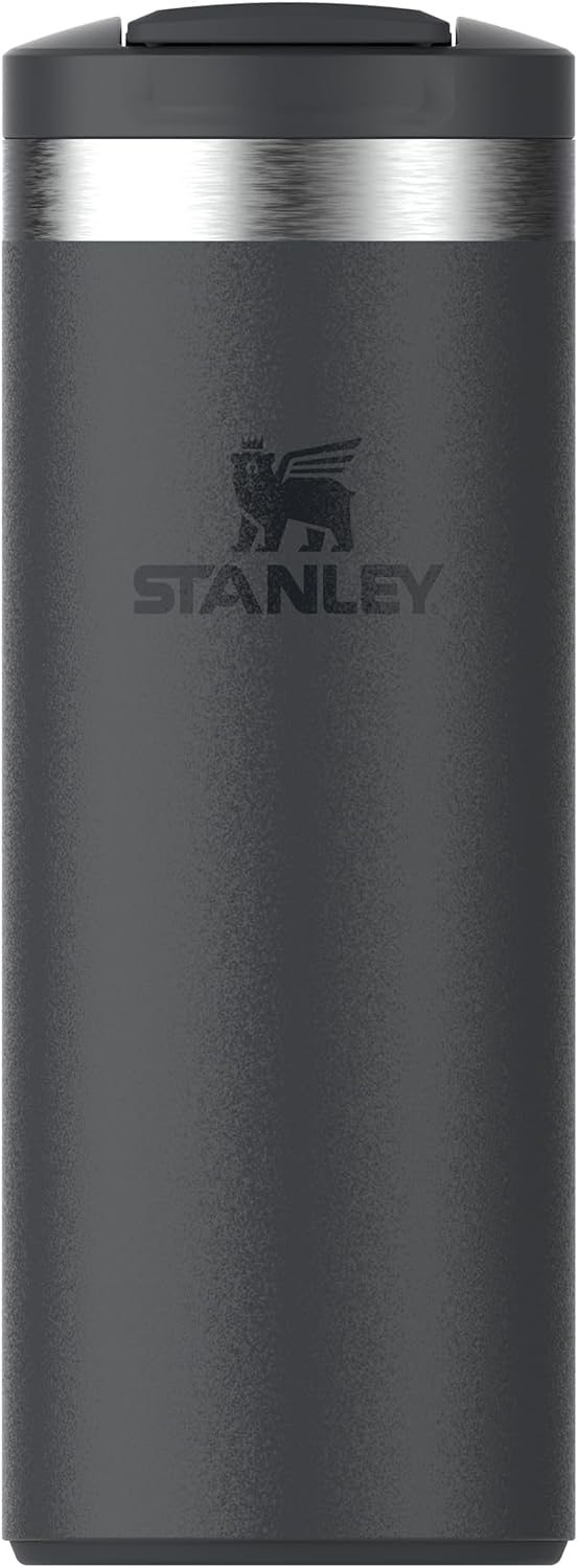STANLEY The Transit FlipTop Mug Termos 0.35 Litre - Siyah 2.0 | Paslanmaz Çelik