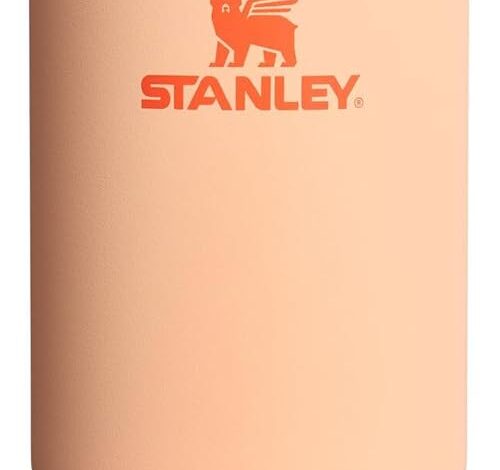 STANLEY IceFlow Flip Straw Tumbler Pipetli Termos Su Şişesi 0.89 Litre - Orange Sherbet | Paslanmaz Çelik