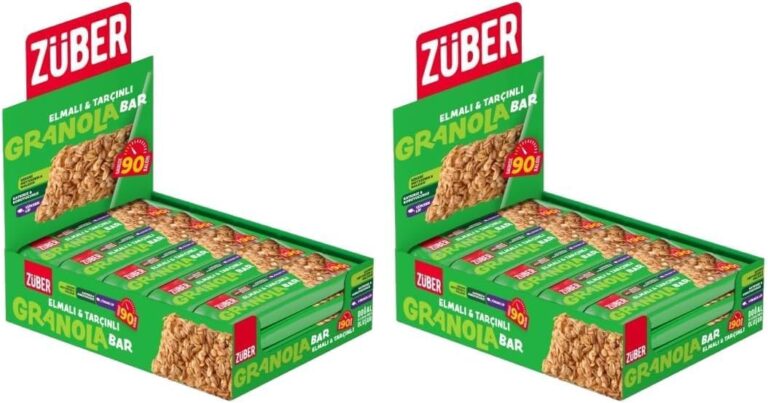 Züber Granola Bar Elmalı Tarçınlı 25G X15 Adet (2 paketi)