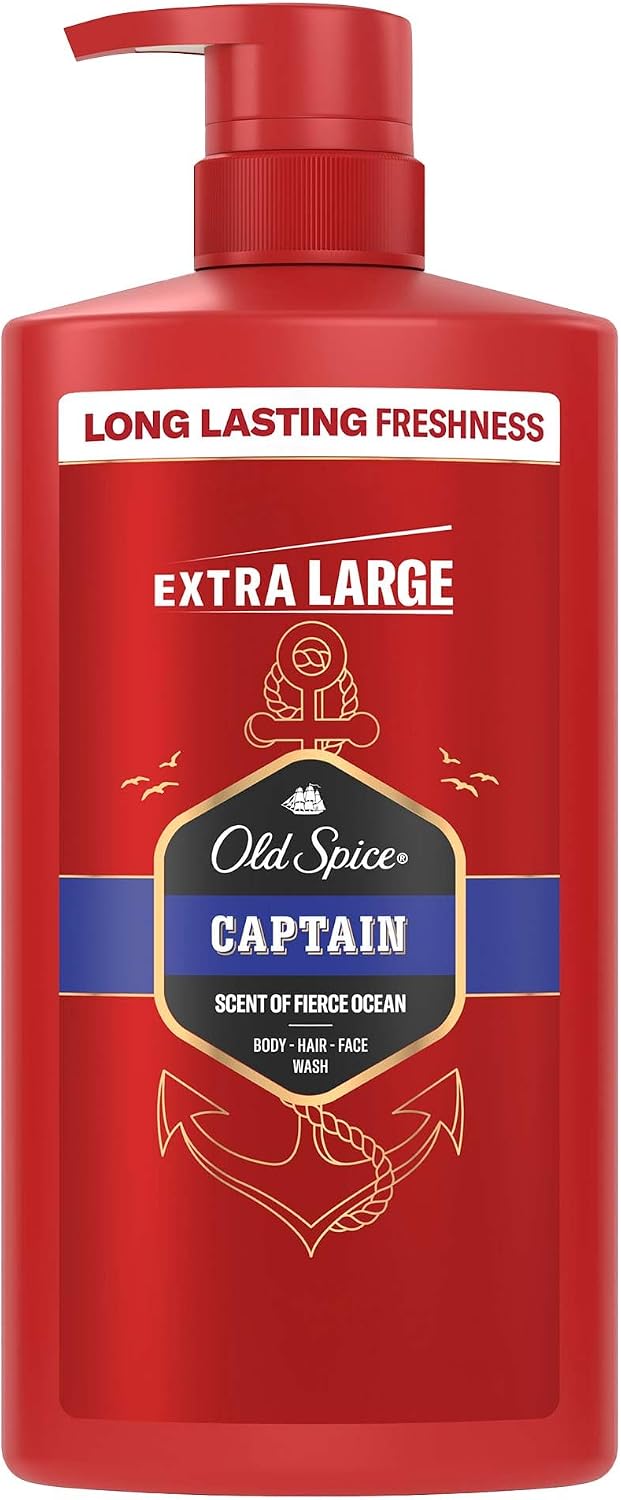 Old Spice Captain 3’ü 1 Arada Duş Jeli 800 Mililitre