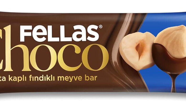 Fellas Çikolata Kaplı Meyve Bar Fındıklı (35 g) x 12 Adet