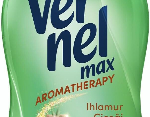 Vernel Max Ihlamur Çiçeği Kokulu 60 Yıkama Konsantre Çamaşır Yumuşatıcısı (1 x 1440 mL)