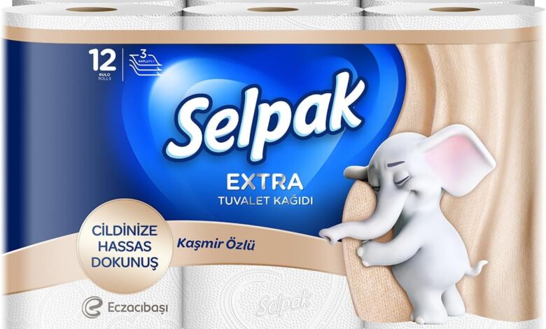 Selpak Kaşmir Katkılı Tuvalet Kağıdı 12'li