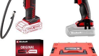Einhell IMPAXXO 18/230 + CE-CC 18 Li Akülü Somun Sıkma ve Oto Hava Kompresörü Seti (4,0 Ah Akü ve Şarj Cihazı, Çanta Dahildir)