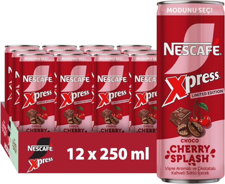 Nescafé Xpress Choco Cherry Splash Soğuk Kahve 12x250 ml