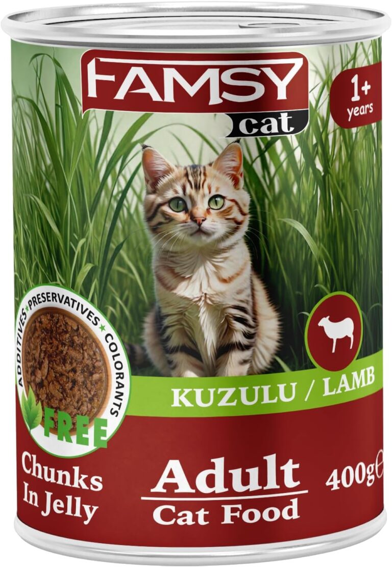 Famsy Yetişkin Yaş Kedi Maması Kuzulu 400 gr