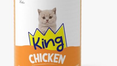 King Sos İçinde Et Parçacıklı Tavuklu Yavru Kedi Konserve Maması 400g