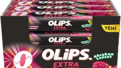 Olips Extra Şeftali & Frambuaz Aromalı Şeker 45g - 20 Adet