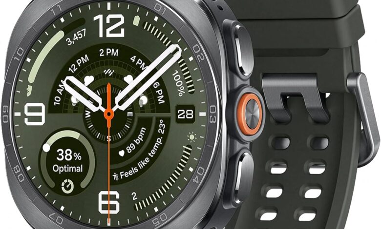 Samsung Galaxy Watch Ultra2 Titanyum, 47mm, Bluetooth, Dayanıklı ve Şık Tasarım, 800 mAh Pil, Hızlı Şarj, Doğa Koşusu, Enerji Skoru, Uyku Koçluğu (Samsung Türkiye Versiyonu)