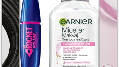 Maybelline Rocket Maskara + Garnier Micellar 100 ml