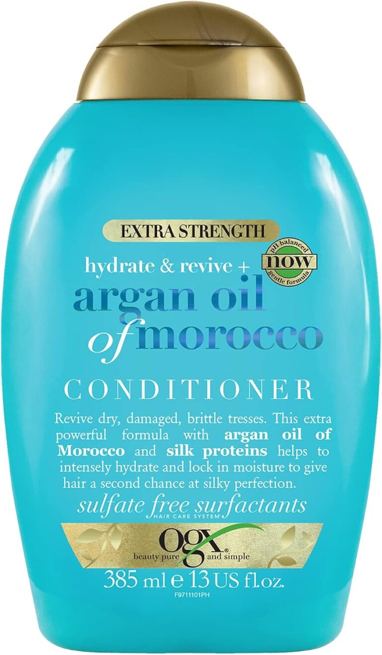ogx ekstra güçlü nemlendirici ve canlandırıcı argan oil of morocco sülfatsız saç kremi (1 x 385 ml)