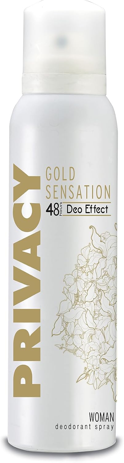 PRIVACY Gold Women Sym Deodorant, 150 Mililitre