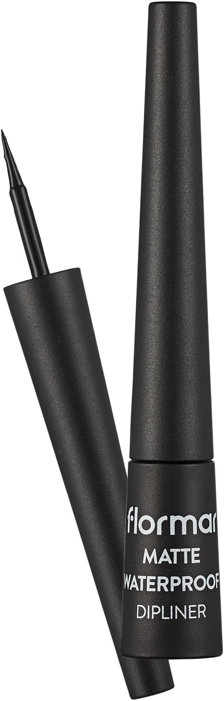 Flormar Suya Dayanıklı Mat Dipliner (SİYAH) - Waterproof Dipliner - 001 Black - 8690604536481