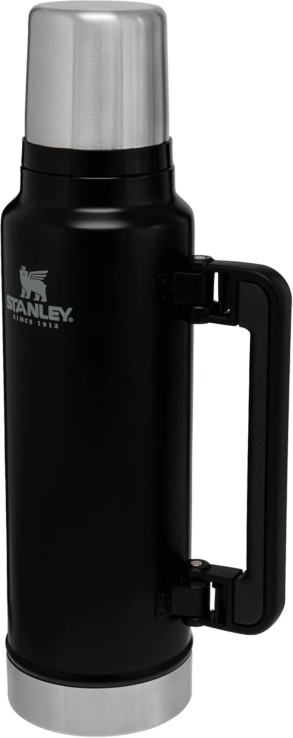 Stanley Classic Legendary Vakumlu Çelik Termos, 1.4 Litre, Mat Siyah