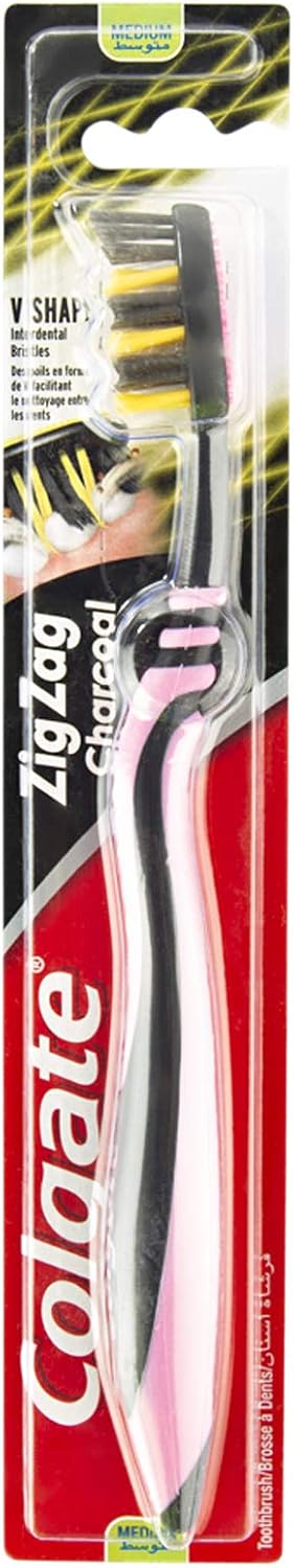 Colgate ZigZag Charcoal Diş Arası Temizliği Orta Diş Fırçası
