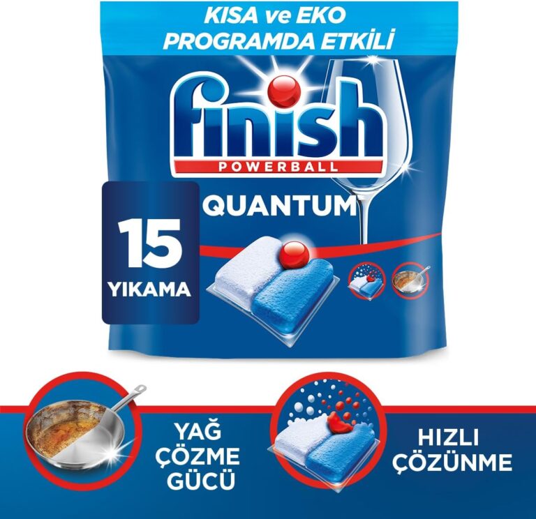 Finish Quantum 15 Tablet Bulaşık Makinesi Deterjanı