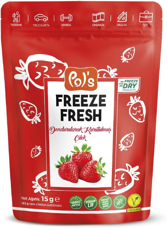 Pol's Helvart Freeze Fresh Çilek 15 Gr