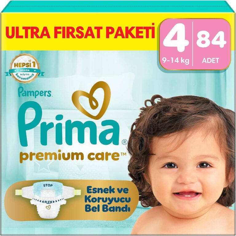 Prima Bebek Bezi Premium Care 4 Numara 84 Adet Ultra Fırsat Paketi