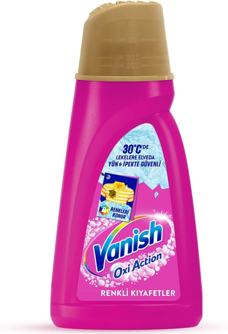 Vanish Kosla Multipower Renkliler için Leke Çıkarıcı ve Çamaşır Deterjanı Güçlendirici Sıvı (1 x 1000 ml)
