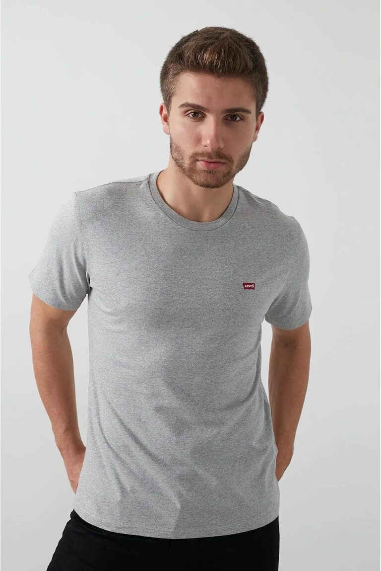 Levi's Erkek Ss Original Housemark Tee T-Shirt, Chesthit Logo