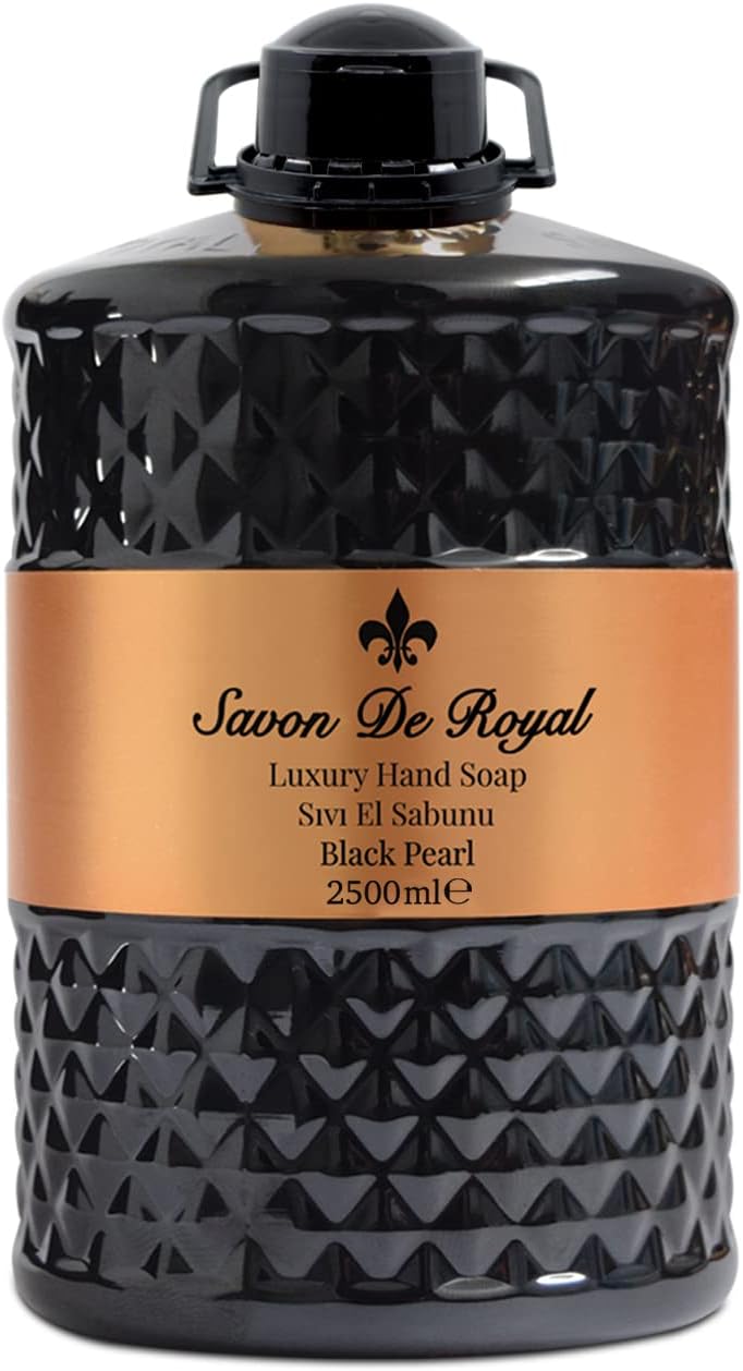 Savon de Royal Luxury Vegan Sıvı Sabun Black Pearl 2500 ml 1 Paket (1 x 2500 ml)