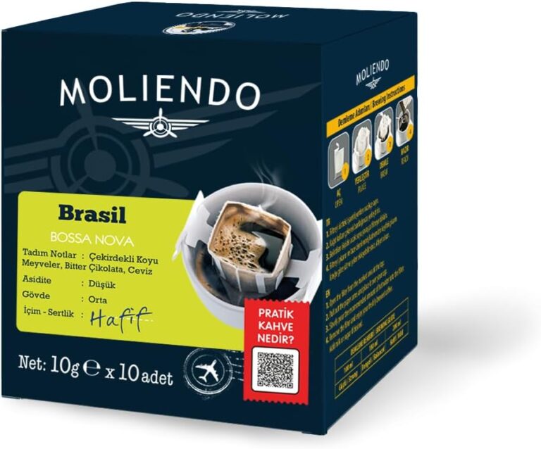 Moliendo Finest Coffee Brasil Bossa Nova Pratik Filtre Kahve 10x10 g