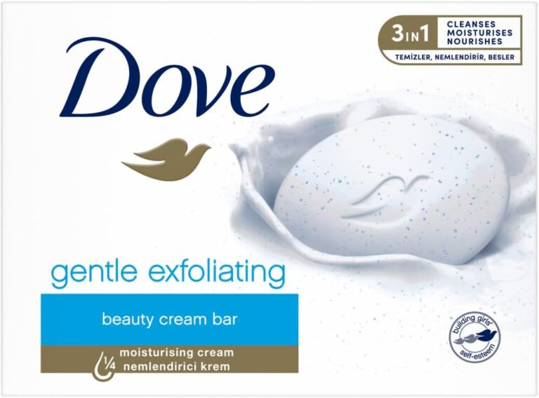 Dove Beauty Cream Bar Katı Güzellik Sabunu Gentle Exfoliating Nemlendirici Etkili, 90 g