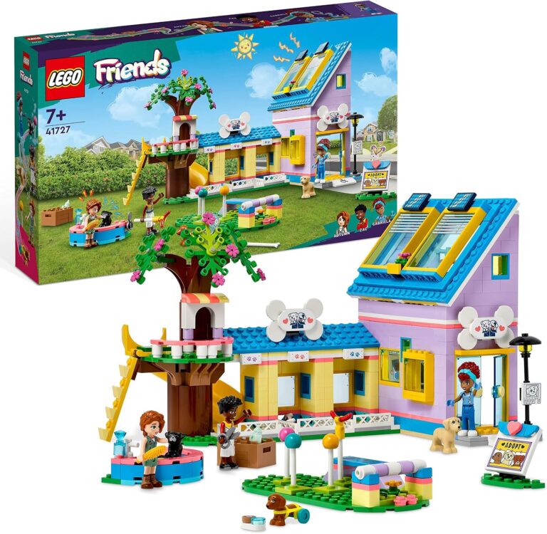 LEGO® Friends Köpek Kurtarma Merkezi 41727-7 Yaş ve Üzeri Çocuklar için 3 Mini Bebek ve 3 Köpek Karakteri İçeren Yaratıcı Oyuncak Yapım Seti (617 Parça)