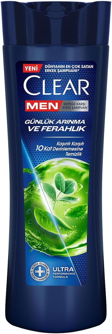Clear Men Kepeğe Karşı Etkili Şampuan Günlük Arınma ve Ferahlık 350 ml