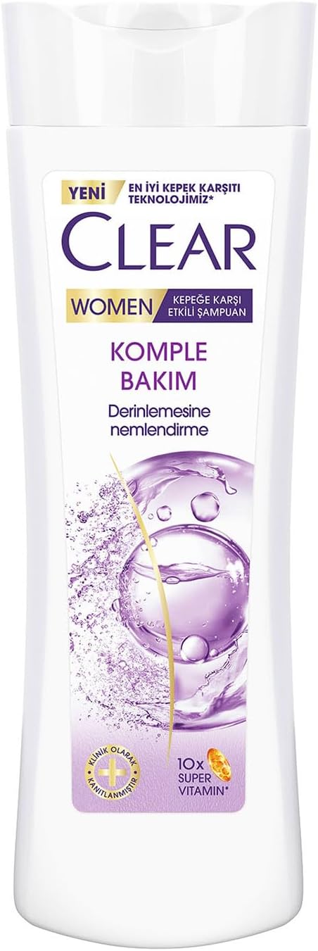 Clear Women Komple Bakım Vitamin Kompleksi Kepeğe Karşı Etkili Şampuan 350 ml